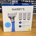 💚 Harry's Refills 13 x Razor Cartridges (5-Blade) + Handle Big Pack Original