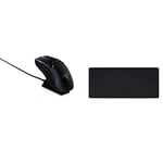 Razer Viper Ultimate: Souris de jeu sans fil Esports avec station de charge + Gigantus V2 XXL Tapis de souris de jeu doux pour les styles de jeu rapides, microfibre texturée, caoutchouc antidérapant