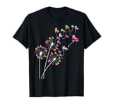 Dandelion Roller Skate Flower, Floral Roller Skating Tree T-Shirt