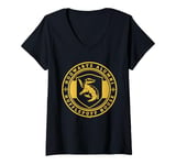 Womens Harry Potter Hufflepuff House Badge V-Neck T-Shirt