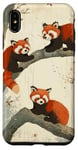 Coque pour iPhone XS Max Panda rouge Art de la faune Amoureux des animaux Nature Animal