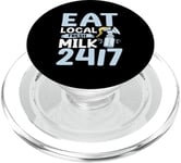 Mangez du lait frais local, 24h/24, 7j/7 PopSockets PopGrip pour MagSafe