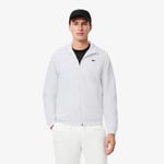 Lacoste Veste de survêtement Sport déperlante Taille 4XL Blanc