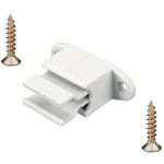 Clip bloqueur de manivelle volet Roulant réglable blanc Support Guide Manette Plastique 14mm Universel fenêtre Mur à Visser