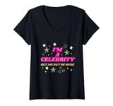 Womens I'm a celebrity V-Neck T-Shirt