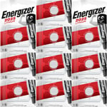 10 x ENERGIZER 2025 Lithium Battery 3v CR2025 LM2025