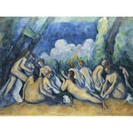 Paul Cezanne Bathers Les Grandes Baigneuses Large Art Print Poster Wall Decor Premium Mural