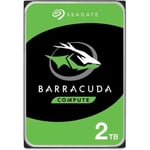 Seagate 2 TB BarraCuda Disque dur interne 3.5" (7200 RPM, 64 MB Cache, SATA 6 Gb-s, Up to 210 MB-s, ST2000DMZ08-DM008)