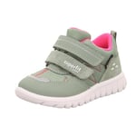 Superfit Sport7 Mini Gore-Tex Sneaker, Light Green Pink 7500, 0 UK