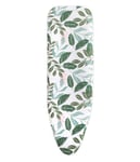 Addis 519472 Grande housse de rechange pour planche à repasser avec cordon de serrage parfait, convient jusqu'à 123 x 39 cm avec motif forêt verte, coton