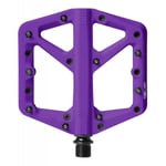 Crank Brothers Stamp 1 Flat Pedals - Purple / Large