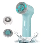 MYCARBON Brosse Nettoyante pour le Visage IPX7 Etanche Appareil de Nettoyage Electrique Beauté Brosse Faciale Batterie 2500mAh pour Tous les Types de Peau Nettoyage en Profondeur/Exfoliation/Massage