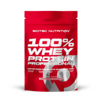Scitec - 100% Whey Protein Proff 1000G Zip (rød), Jordbær