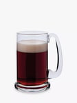 Dartington Crystal Real Ale Glass Tankard, 600ml, Clear