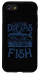 Coque pour iPhone SE (2020) / 7 / 8 Casting Dreams Attraper Fish Fishermen Best