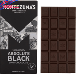 Montezuma'S Absolute Black, 100% Cocoa, Dark Chocolate, Gluten Free & Naturally