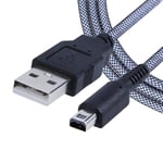 Câble De Chargement Usb 2 En 1 Pour Nintendo Ndsi, 1.5m, Pour Console De Jeu New 3dsxl, 2dsll, 3ds, 24k, Synchronisation Des Données, Chargeur