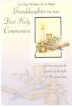 Communion Card For Granddaughter On Your Holy Communion. Beautiful Card.