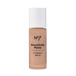 No7 Beautifully Matte Foundation COOL BEIGE 28ml - SPF25 - Medium/Full Coverage