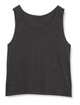 Build Your Brand Jersey Big Tank T-Shirt Homme, Charcoal, L