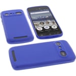 Bag for Doro 8040 phone case protection cover TPU rubber case Blue