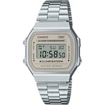 Casio Unisex's Digital Quartz Watch with Stainless Steel Strap A168WA-8AYES