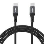 Dudao Flettet USB-C-kabel 60W 2m - Svart