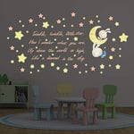 Stickers muraux avec cristaux Swarovski et scintillement petite étoile pour décoration de maison, salon, crèche, restaurant, café, bureau