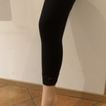 Avet 39390 Leggings I 3/4 längd och spets nertill. Svart S