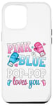 iPhone 13 Pro Max Pink Or Blue Pop-Pop Loves You Boxing Gender Reveal Party Case