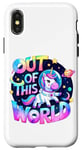 Coque pour iPhone X/XS Aventure Kawaii Astronaute Licorne