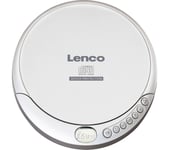 LENCO CD-201SI Personal CD Player - Silver, Silver/Grey