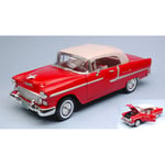 CHEVY BEL AIR 1955 RED 1:18 MotorMax Auto Stradali Die Cast Modellino