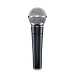 Shure SM58-CN Cardioid Dynamic Vocal Microphone with 25' XLR Cable, Pneumatic Shock Mount, Spherical Mesh Grille with Built-in Pop Filter, A25D Mic Clip, Storage Bag, 3-pin XLR Connector