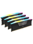 Corsair Vengeance RGB DDR5-6000 - 96GB - CL30 - Quad Channel (4 pcs) - Intel XMP - Svart med RGB