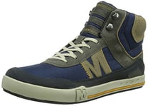 Merrell RANT FINN MID, Baskets hautes homme - Bleu - Bleu, 44 EU (9.5 Homme UK) EU