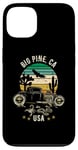 Coque pour iPhone 13 Big Pine California USA Hotrod Design rétro coucher de soleil dans le désert