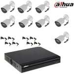 Kit de vidéosurveillance 8 caméras infrarouge 2 mpx ip cloud - Dahua