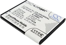 Kompatibelt med Hisense U909, 3.7V, 1700 mAh