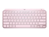 Logitech MX Keys Mini - Clavier - rétroéclairé - Bluetooth - QWERTZ - Suisse - rose