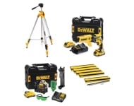 Pack plaquiste DEWALT DCF620D2K-QW + 5x DWF4000250 + DCE089D1G-QW + DE0733-XJ - PACKPLAQUISTE