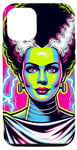 iPhone 14 Pro Bride of Frankenstein Bride Vibrant Classic Halloween Horror Case