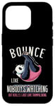 Coque pour iPhone 16 Pro Trampoline Gymnastique Panda Trampolining Gymnaste