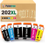 202 202 XL Cartouches d'encre Compatible avec Epson 202XL pour Epson Expression Premium XP-6000 XP-6005 XP-6100 XP-6105 XP-6001 XP 6105 XP 6100 XP 6000 (6 Paquets)