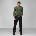 Fjällräven Men's Värmland Wool Long Sleeve Green Camo, L