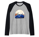 JDM Skyline R34 Car Tuning Japan Tokyo Drift Raglan Baseball Tee