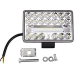 4 Pouces Voiture led LumièRe de Travail 108W 36LED Barre Spot Carré 12V 24V Hors Route pour Camion atv