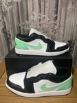 Nike Air Jordan 1 Low Men’s Size UK 10 EUR 45 US 11 White/black Green 553558-131