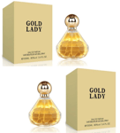 2 x Women's Perfume Gold Lady Eau de Parfum Spray Designer Fragrance EDP 100ml