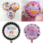 2pcs Happy Birthday Aluminum Foil Balloons Wedding Part 09